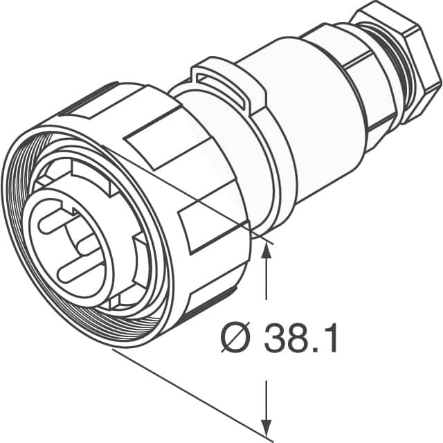 PX0736/S Bulgin  Conjuntos de conectores circulares